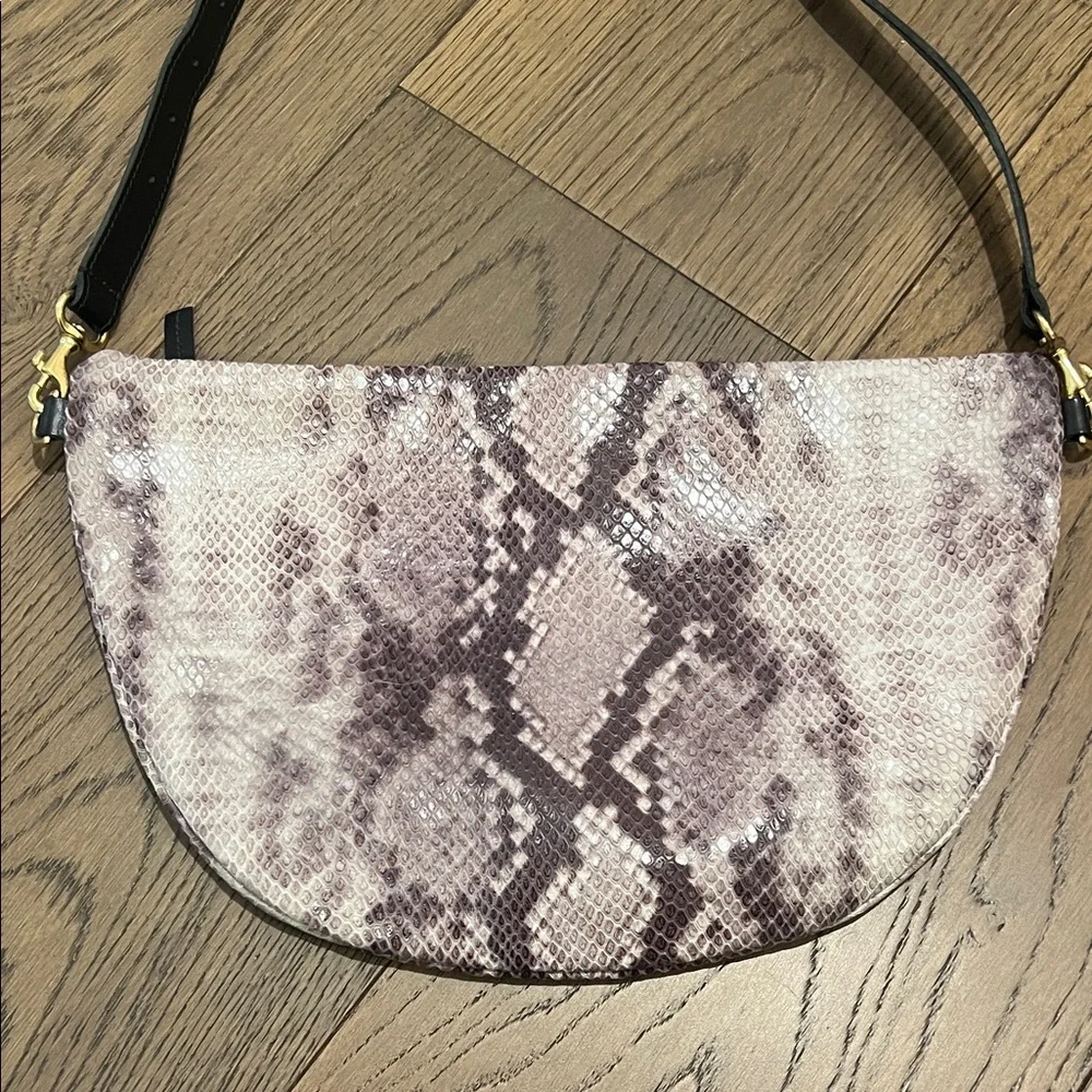 Clare V Grande Fanny leather crossbody belt snakeskin bag NWOT - Picture 11 of 11